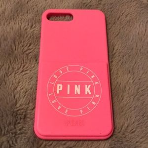 VS PINK card holder phone case